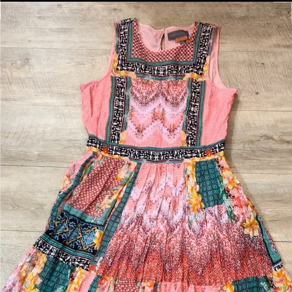 Anthropologie Bhanuni by Jyoti Alessandra Maxi Dress Size 10 - Picture 7 of 11